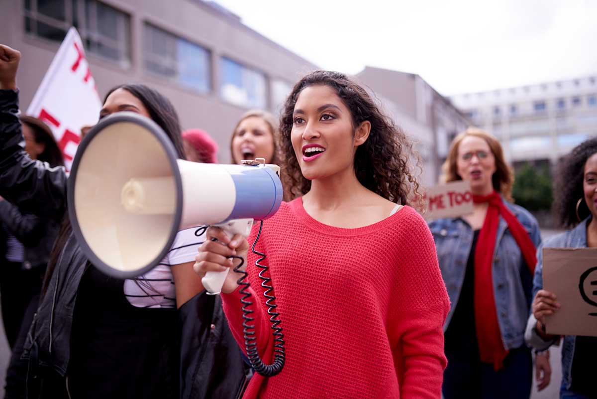 metoo movement protestors