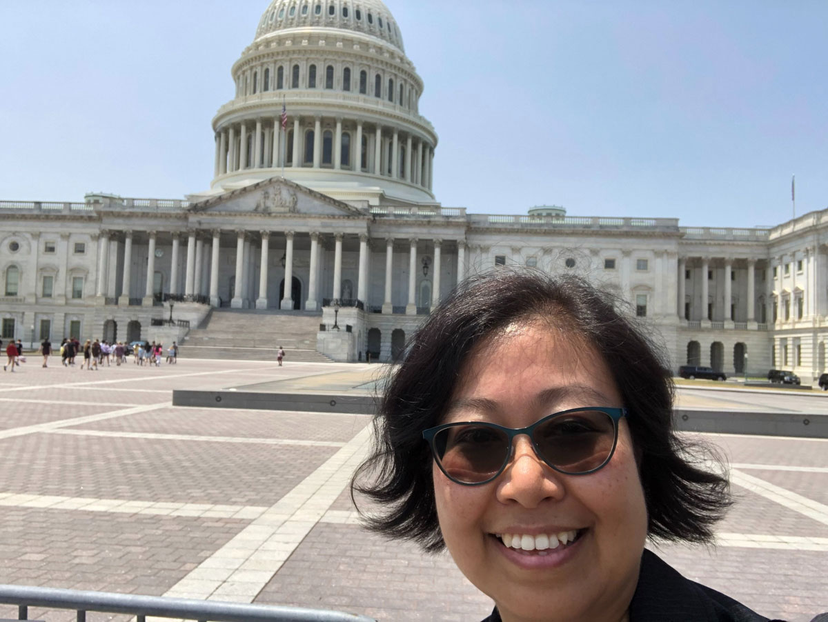 Linda at capitol