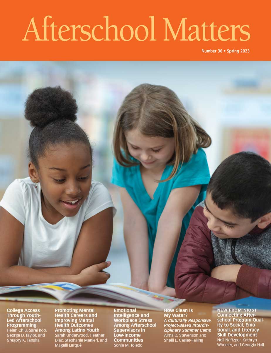 afterschool matters spring 2023 cover