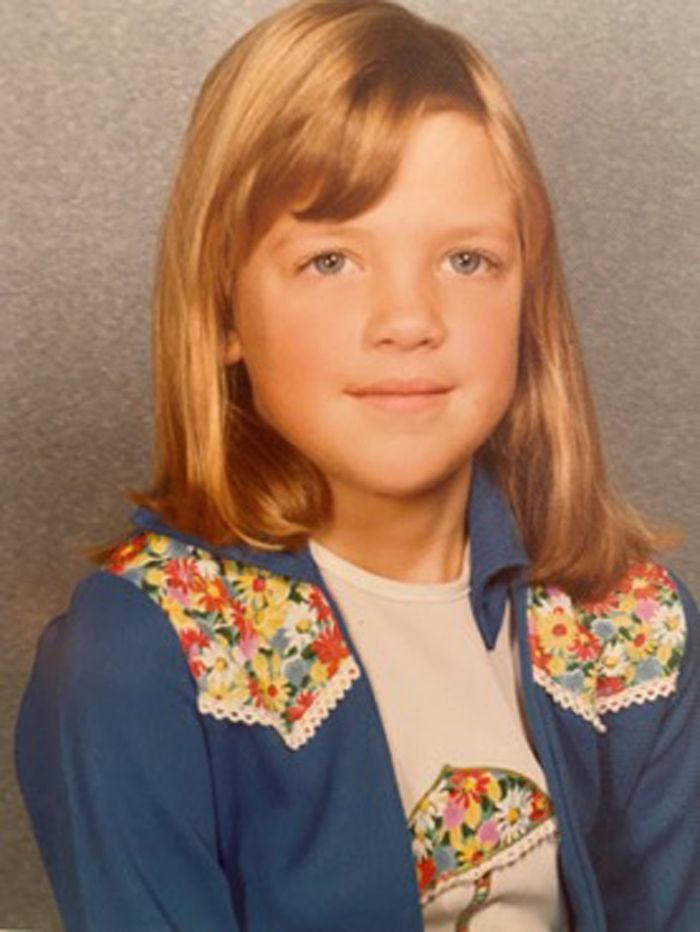 Kate Price as a child