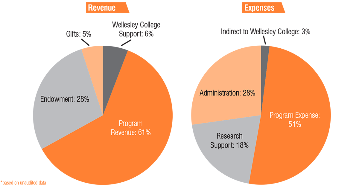 FY2018 Revenue Expenses Pie Charts